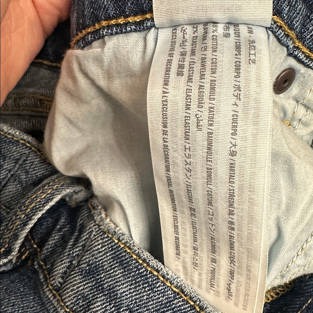 Abercrombie & Fitch Distressed Denim Mom Jeans - Picture 8 of 8